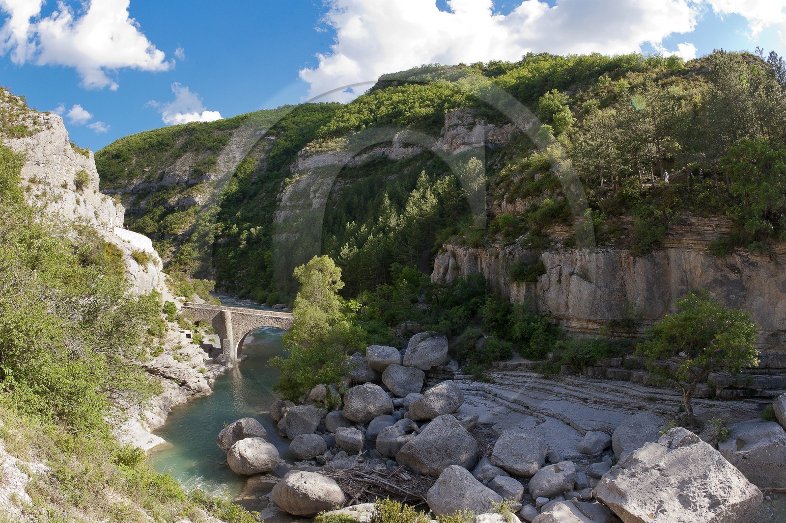 Pont roman à trois arches des Gorges de la Méouge