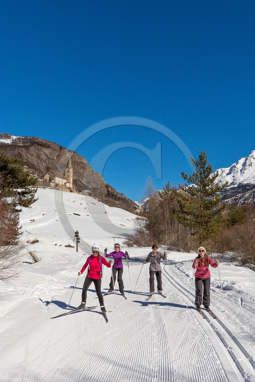 Saint-Paul-sur-Ubaye, Ski nordique, ski de fond