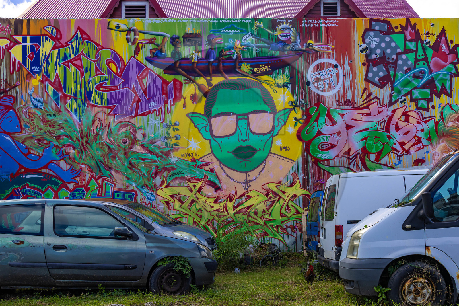 Guadeloupe, Le Moule, plage de L'Autre Bord