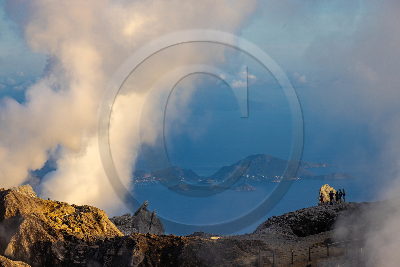 La Soufrière, volcan actif de la Guadeloupe