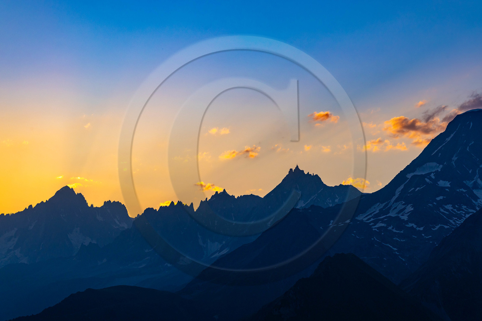 Massif du Mont-Blanc, les aiguilles de Chamonix