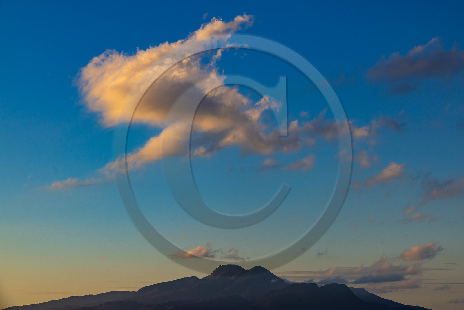 La Soufrière, volcan actif de la Guadeloupe