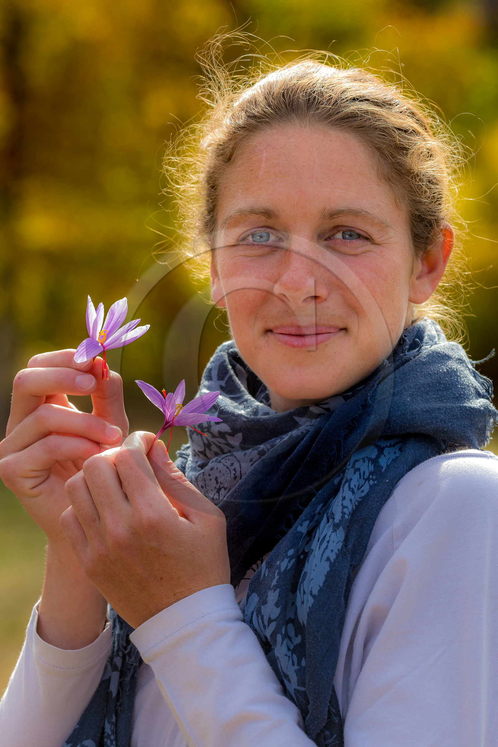 Melissa Bertrand-Pellisson,  safranière