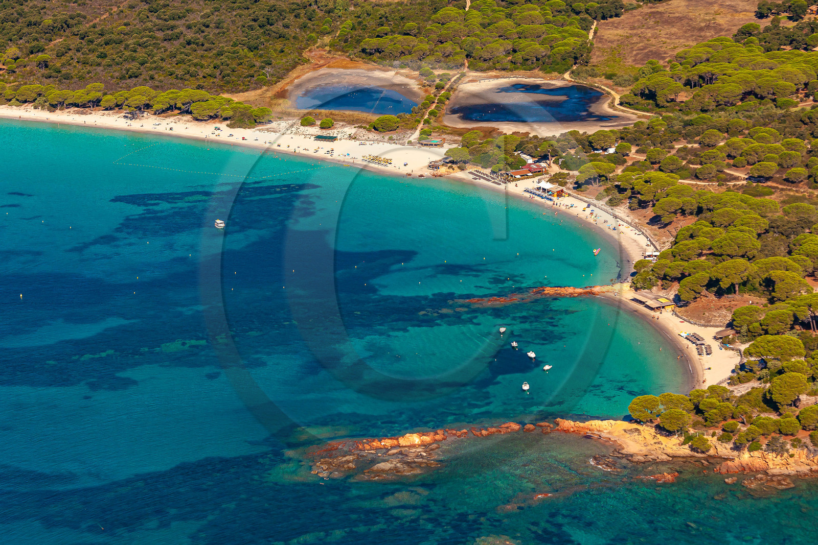 Etang et Plage de Palombaggia