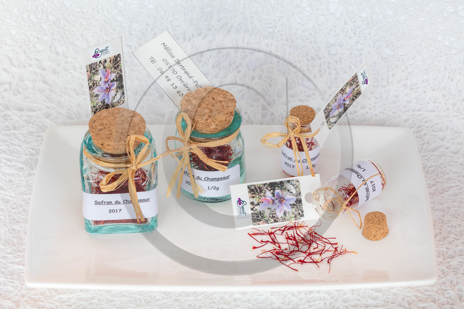 Melissa Bertrand-Pellisson,  safranière