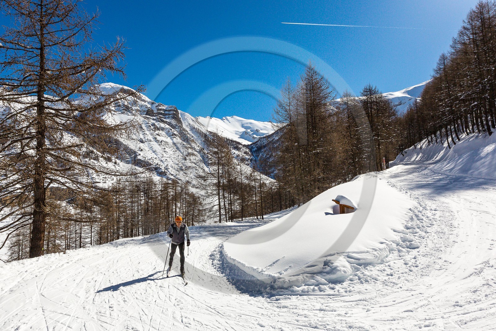 Crévoux, ski de fond