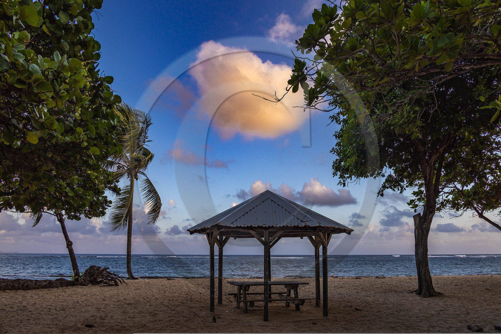 Guadeloupe, Le Moule, plage de L'Autre Bord
