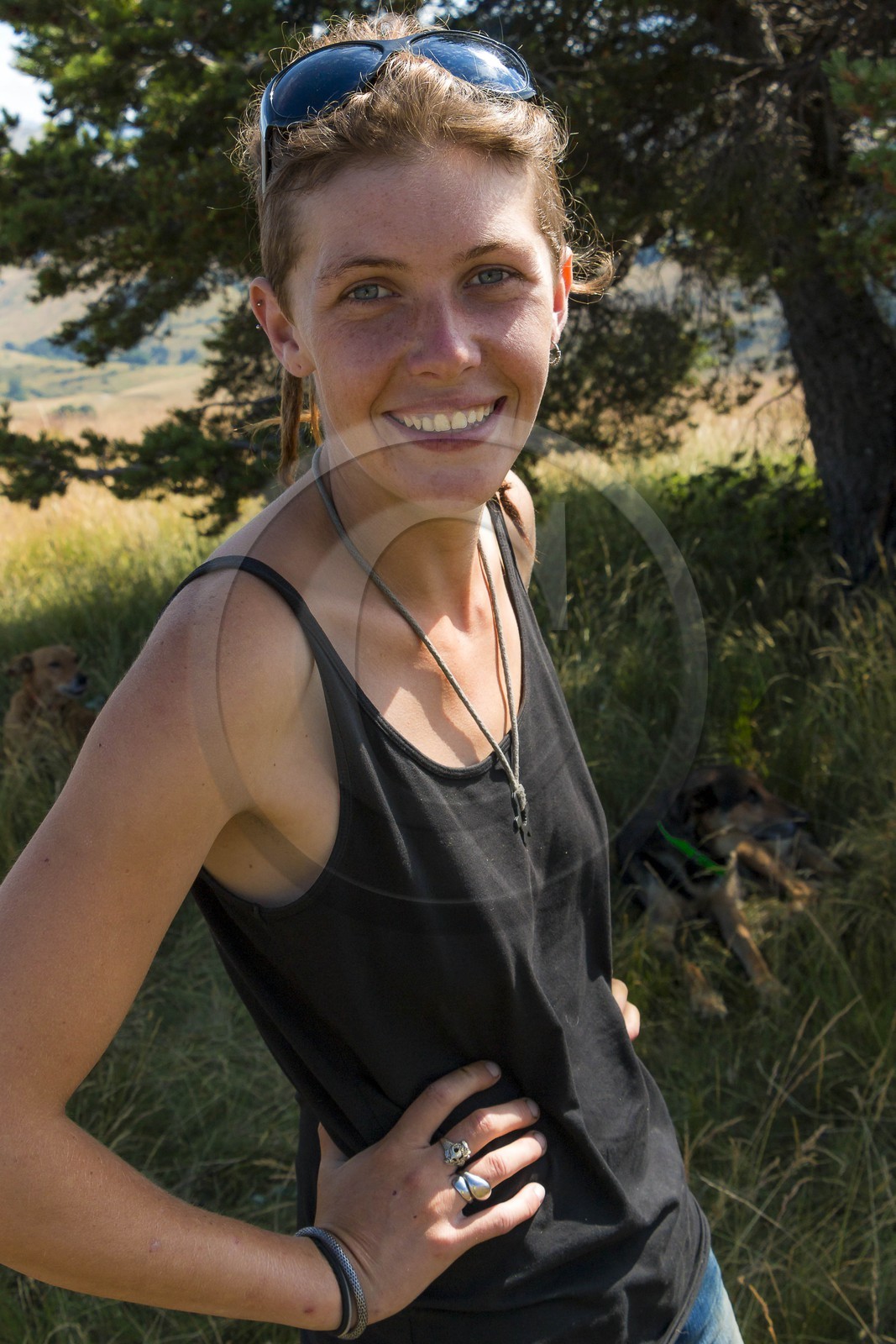 Alpage du Gau, Camille Magrit, bergère stagiaire