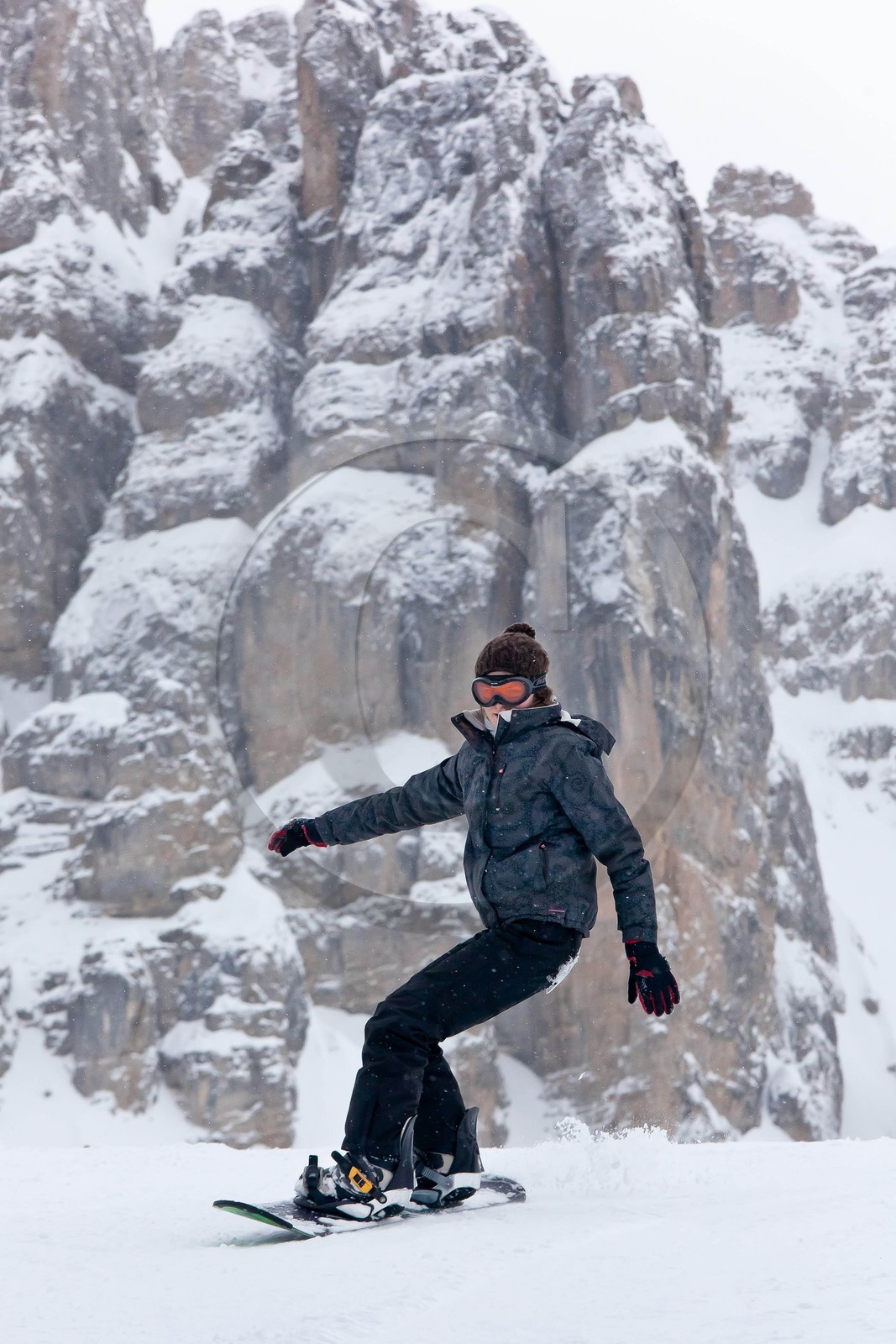 Pays de Serre-Ponçon, Réallon, snowboard, surf des neiges