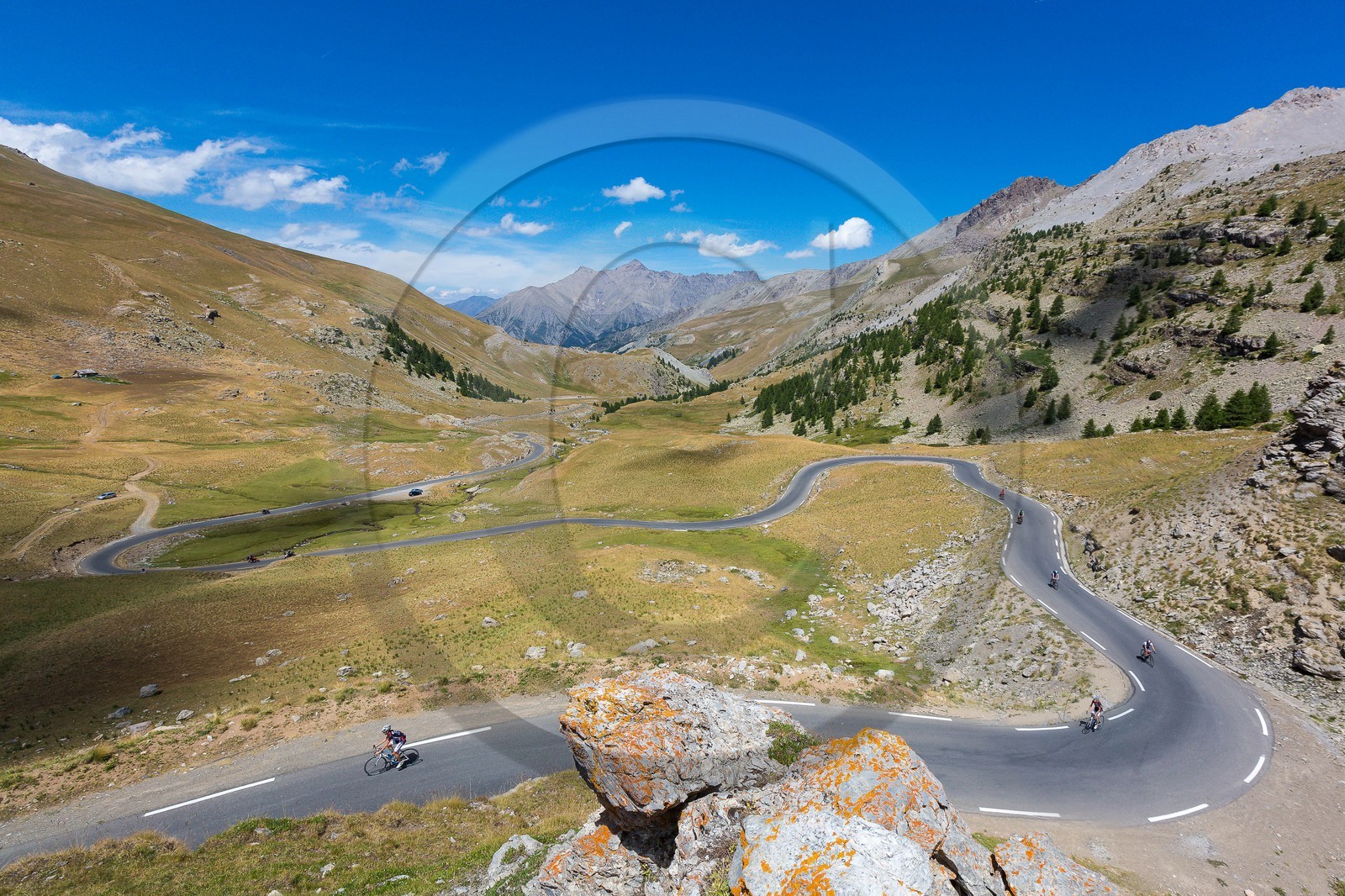 Jausiers, Cyclotourisme au Col de la Bonette ou de Restefond