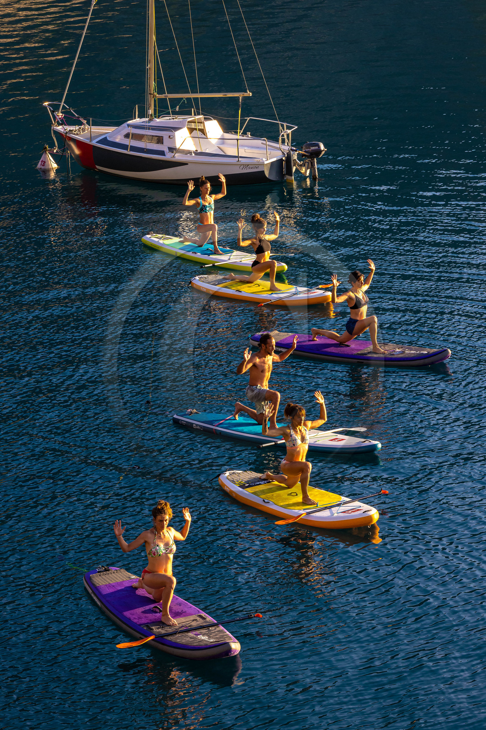Yoga sur paddle, Serre-Ponçon Aloha