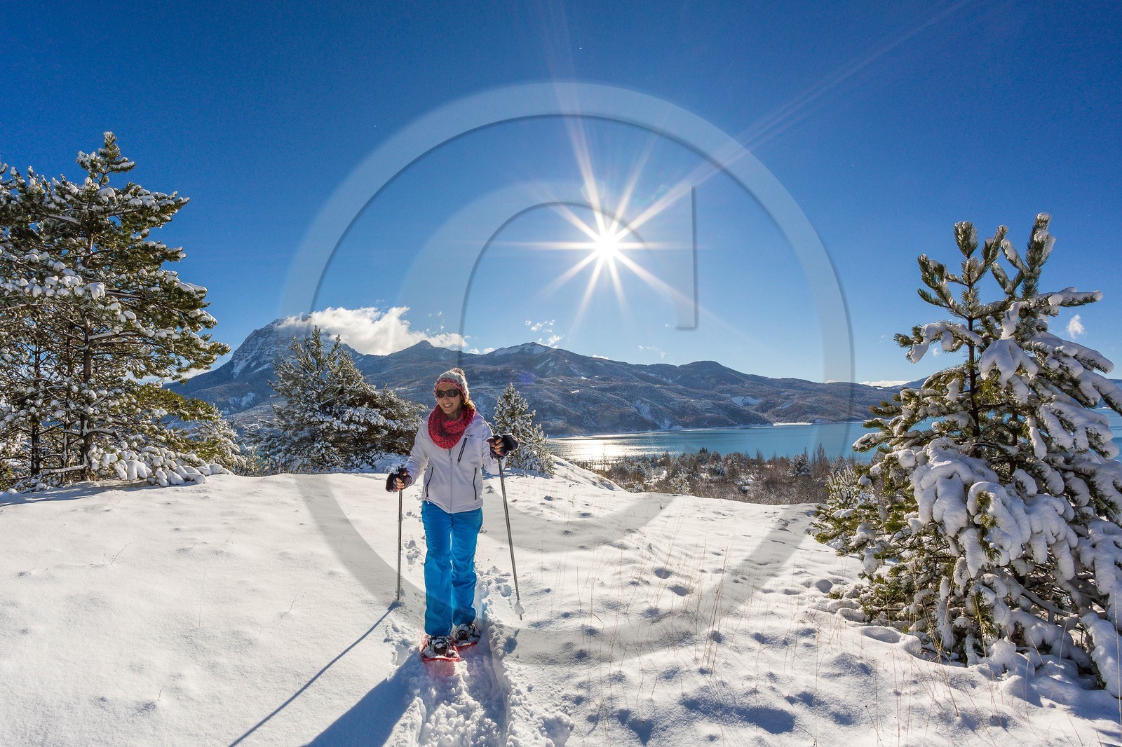 Baie et chapelle Saint-Michel, randonnée raquettes