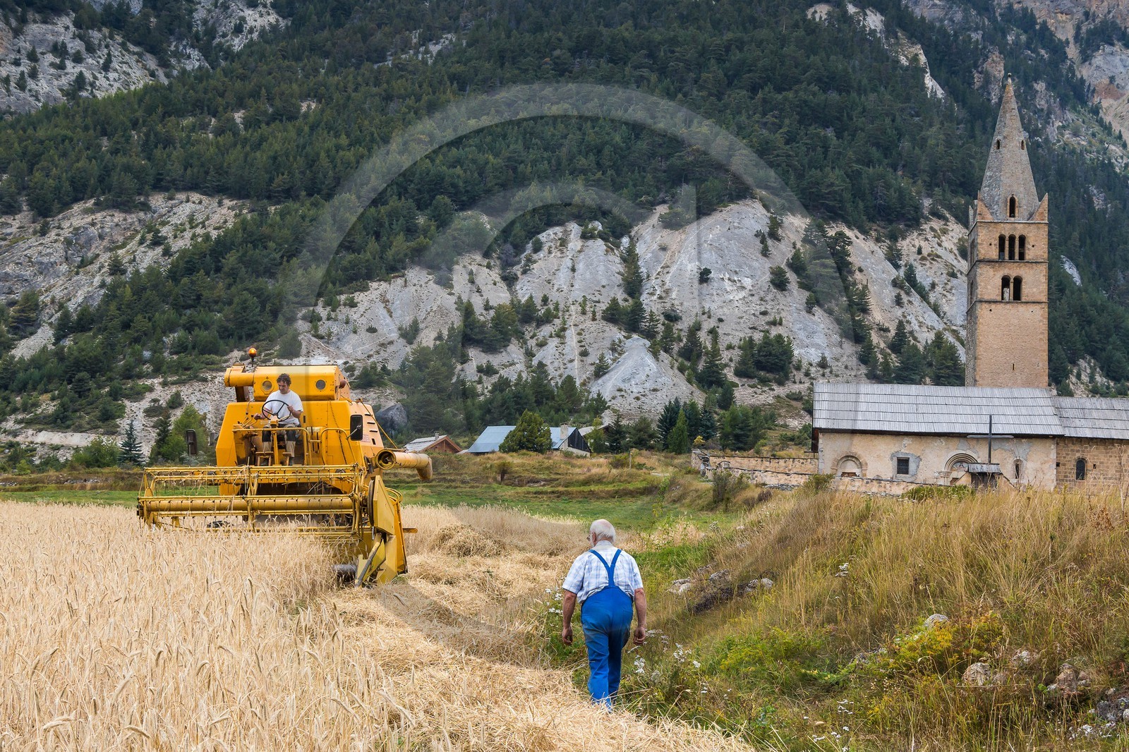 Ceillac, Christophe Gauthier, Exploitant agricole