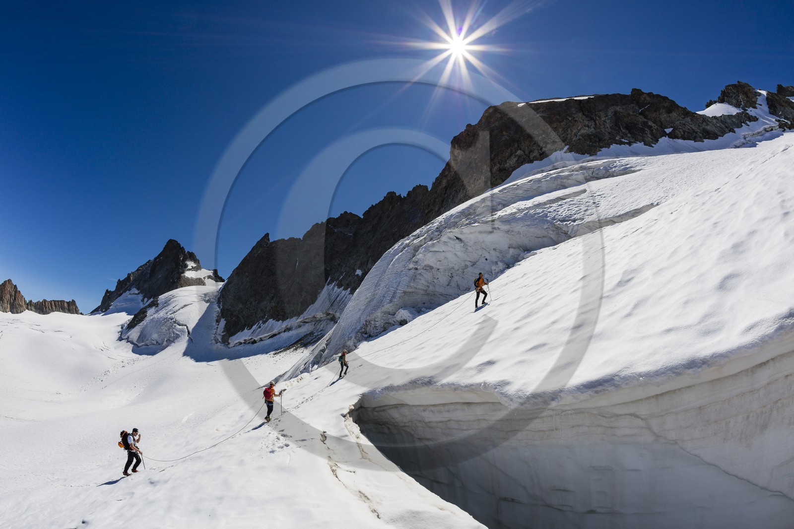 Découverte des glaciers avec Christophe Dureau, guide de haute montagne
