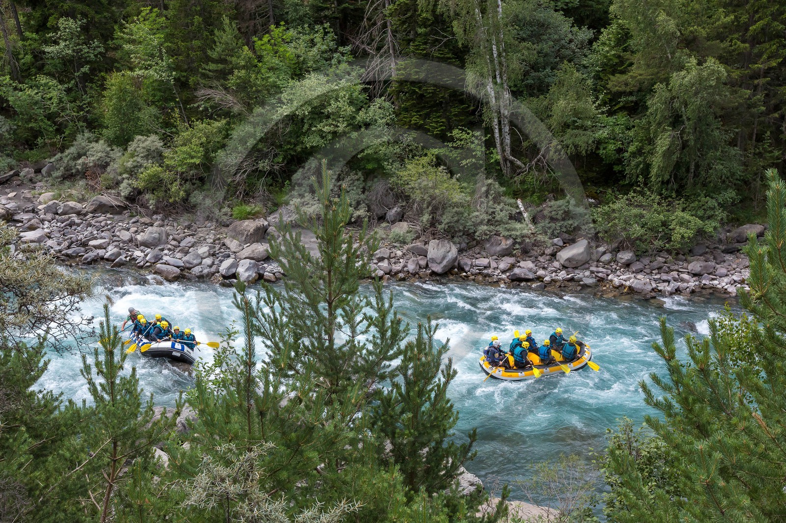 Rafting sur l'Ubaye