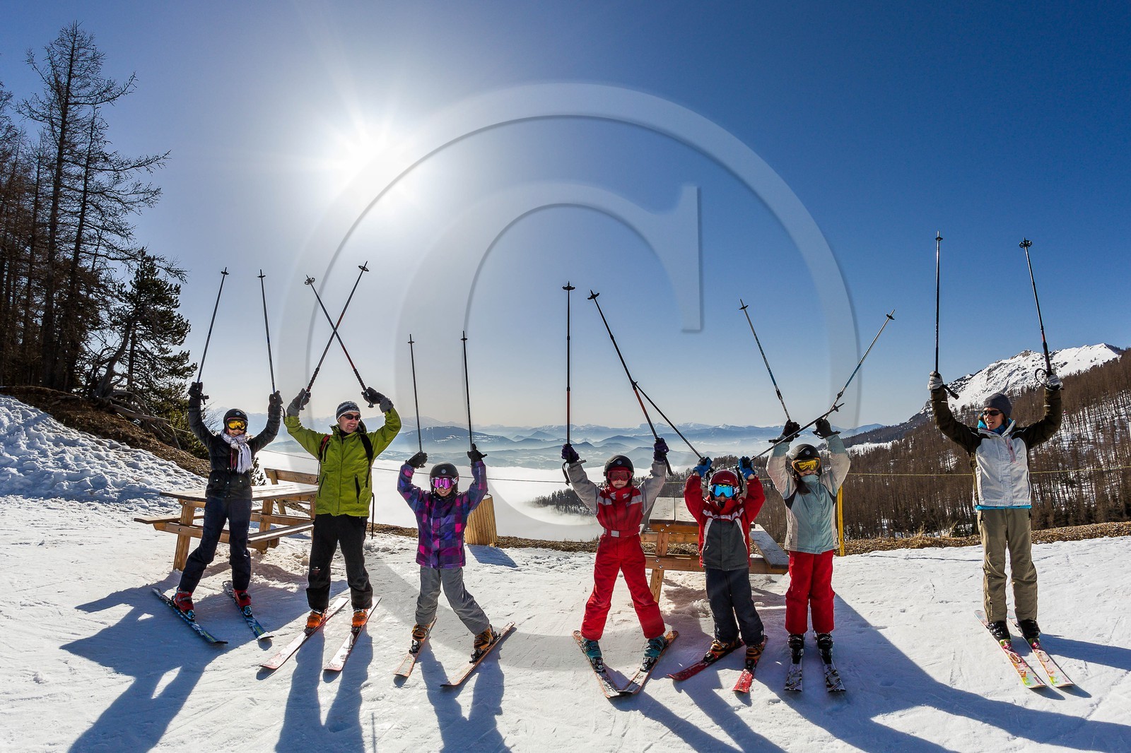 vallée du Champsaur, station de ski de Laye-en-Champsaur