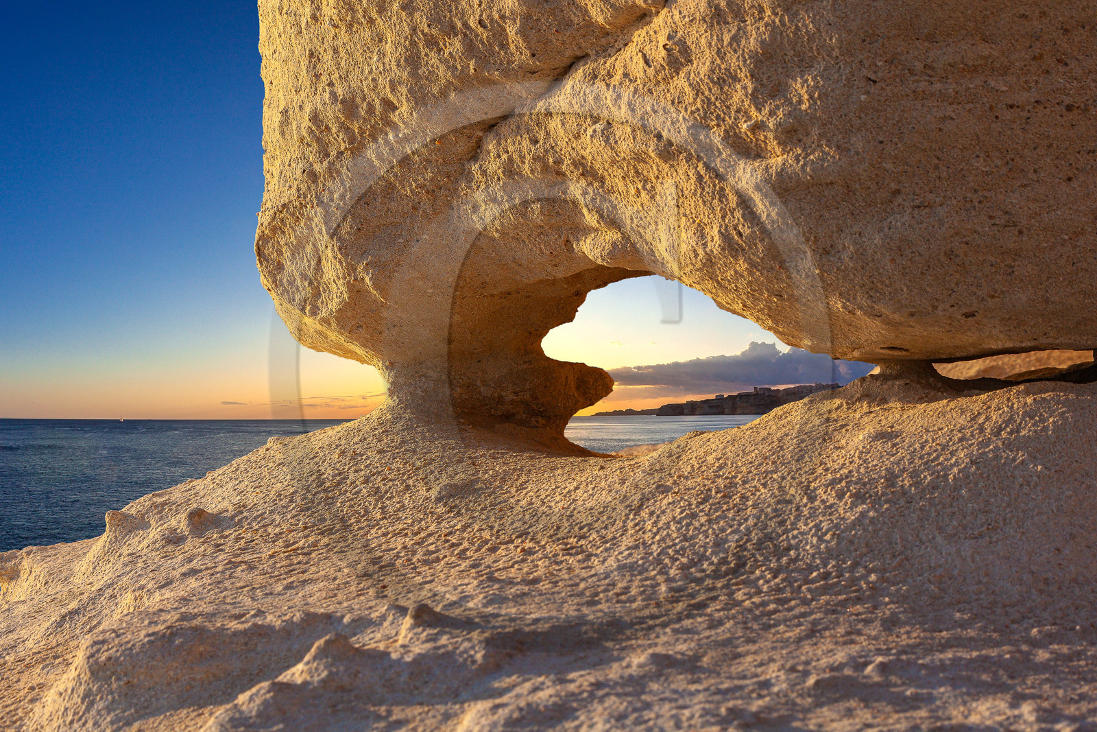 Falaises de calcaire de Bonifacio