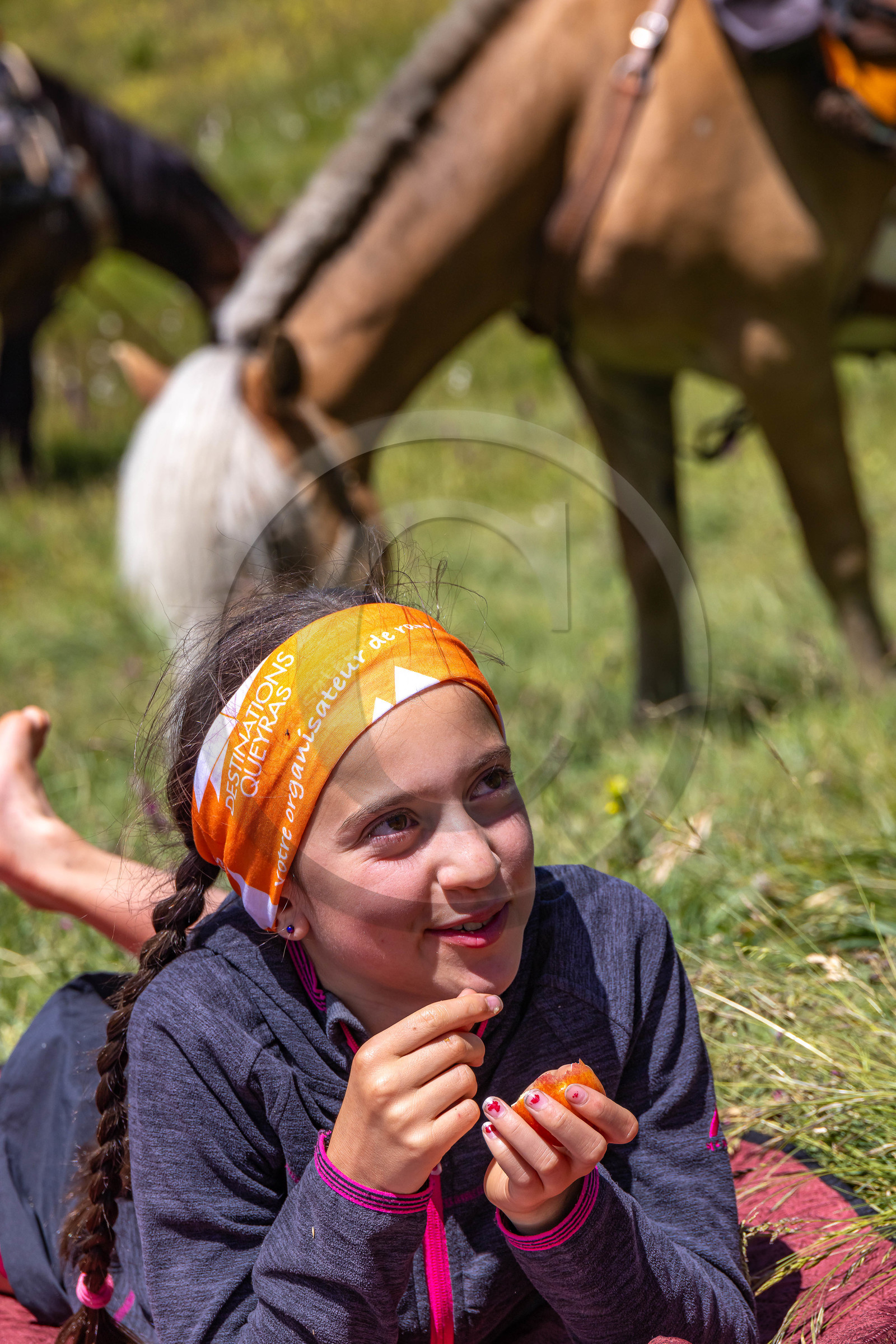 Trek famille avec animaux de bats