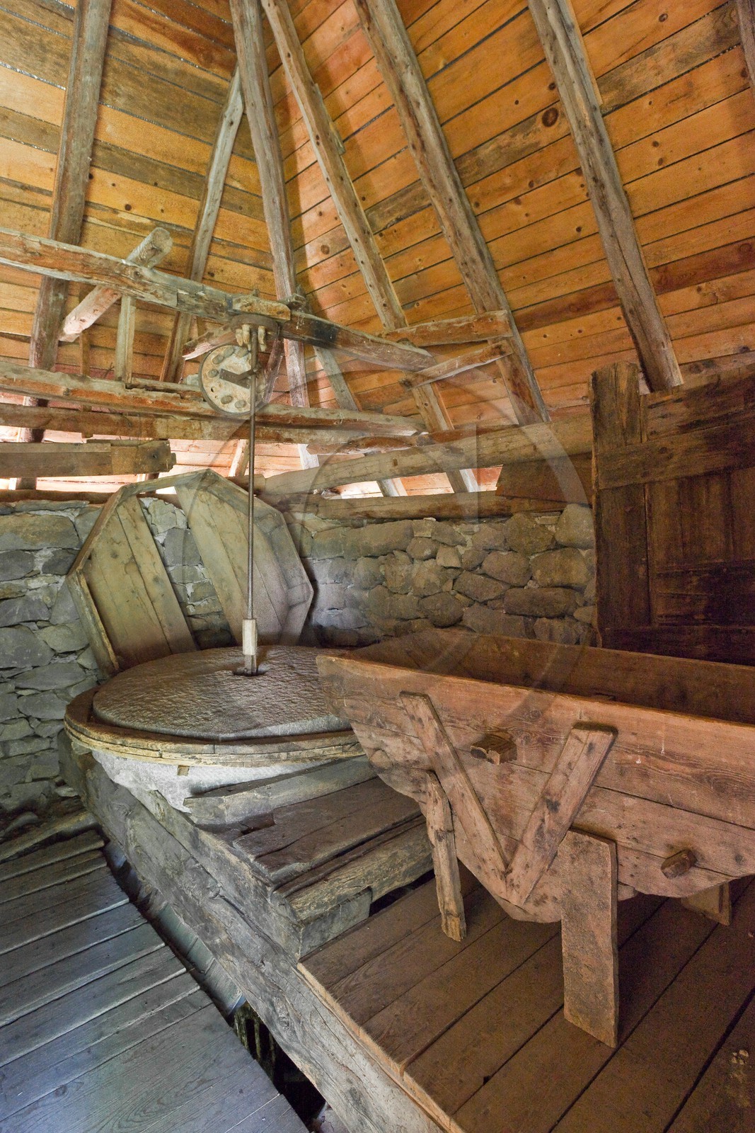 Parc national des Ecrins, village de Dormillouse, ancien moulin