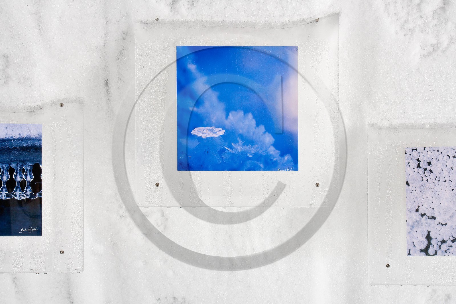 Monaco, exposition de Bertrand Bodin Délices de gel