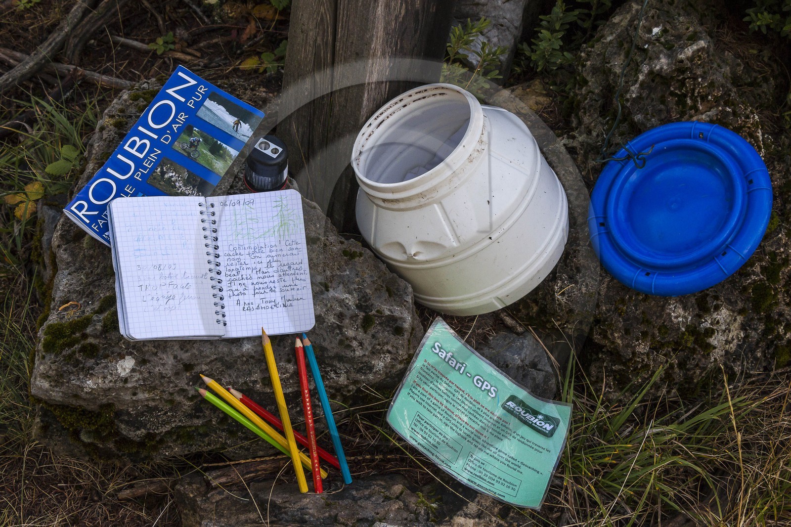 Vallée de la Tinée, Roubion, géocaching
