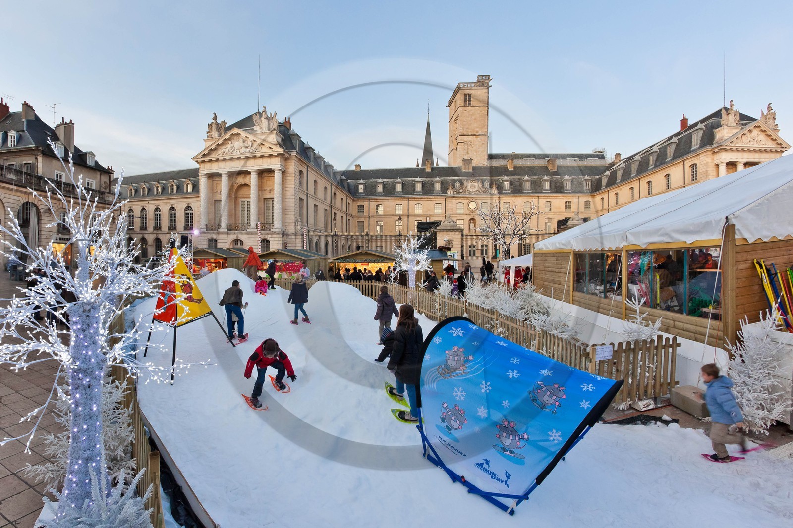 Une véritable station de sports d’hiver éphémère, un Noël extraordinaire à Dijon