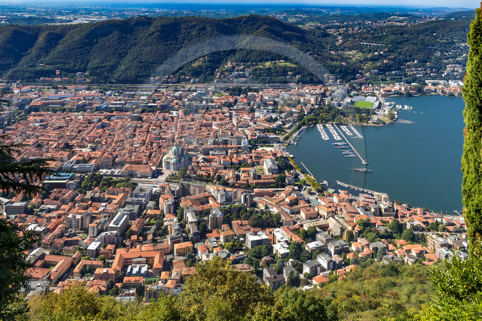 Côme vu de Brunate