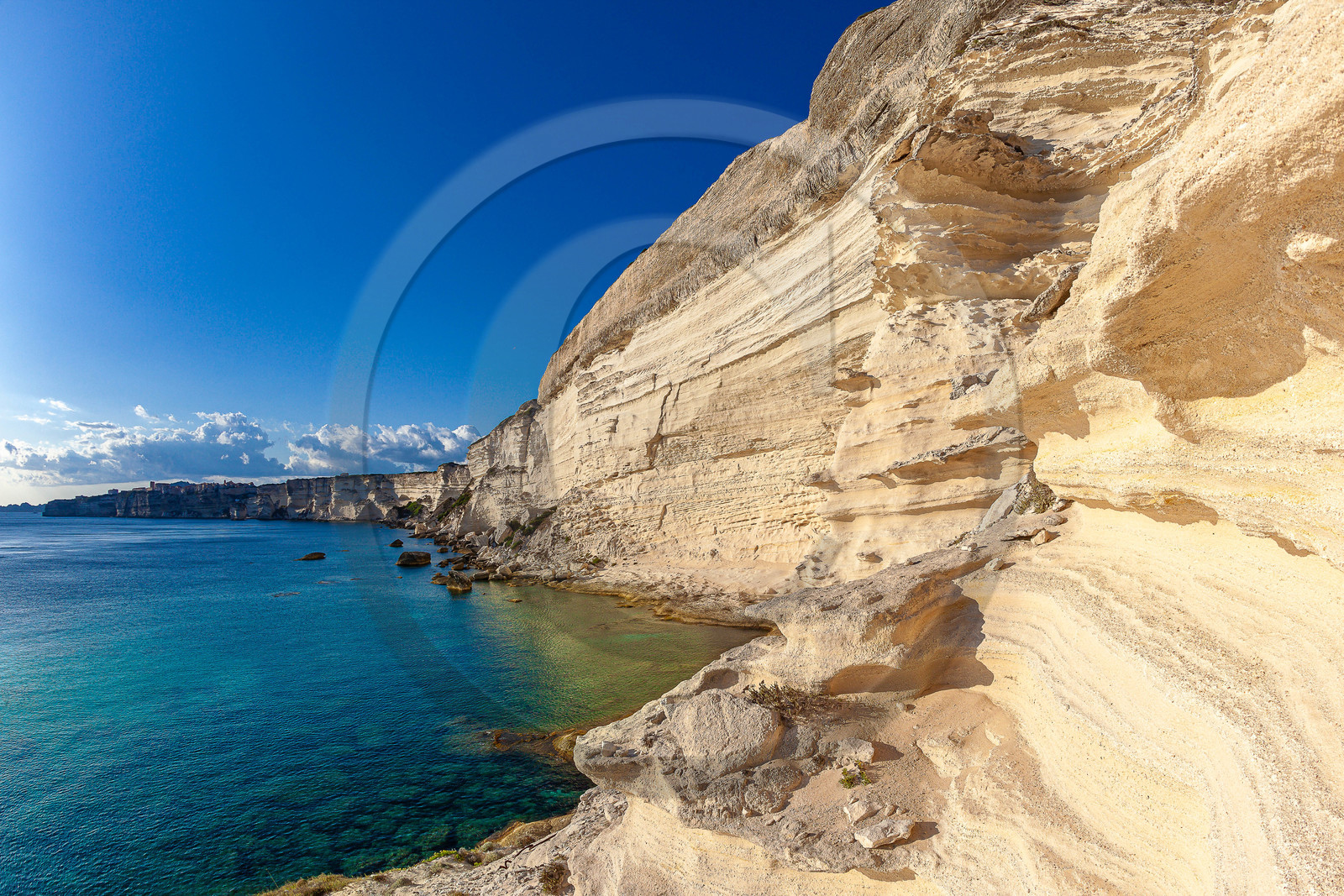 Falaises de calcaire de Bonifacio
