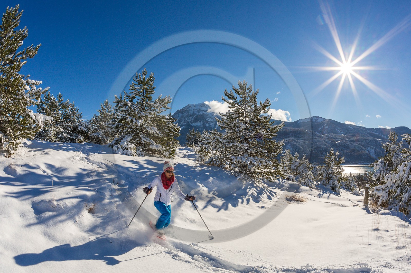 Baie et chapelle Saint-Michel, randonnée raquettes