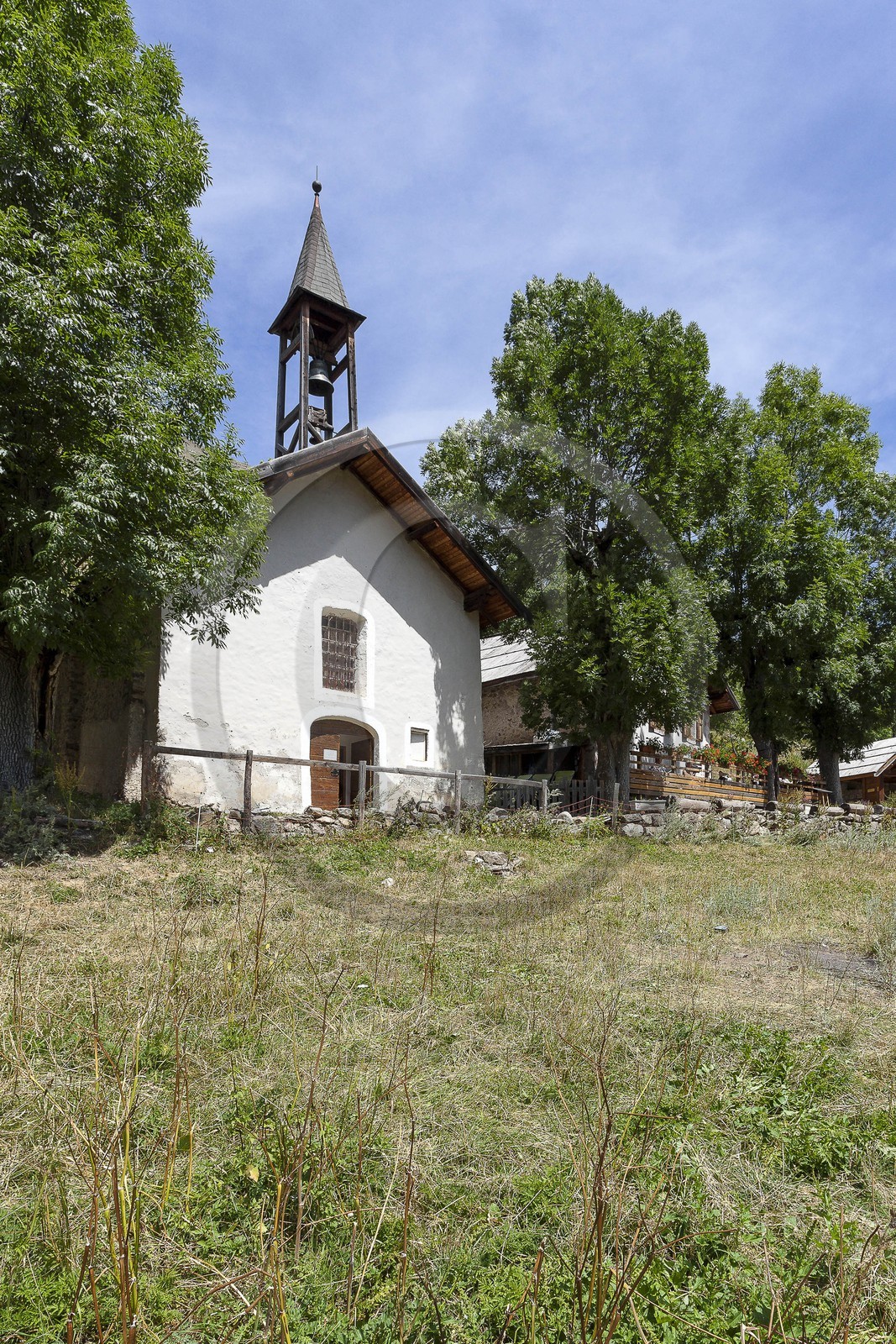 Parc national des Ecrins, village de Dormillouse , le temple